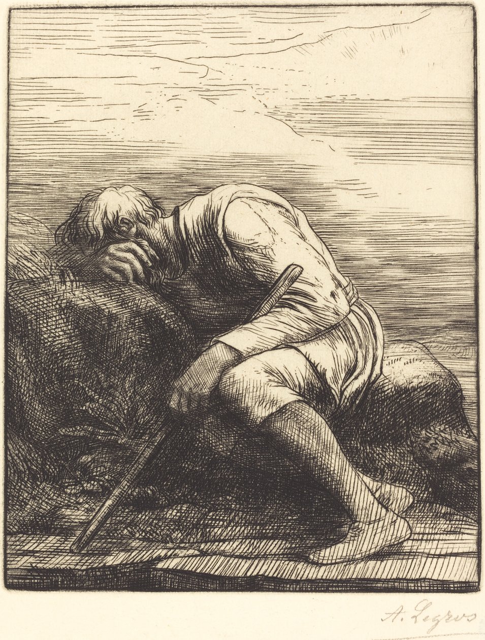 Sjömannen Sinbad (Sinbad le marin) av Alphonse Legros