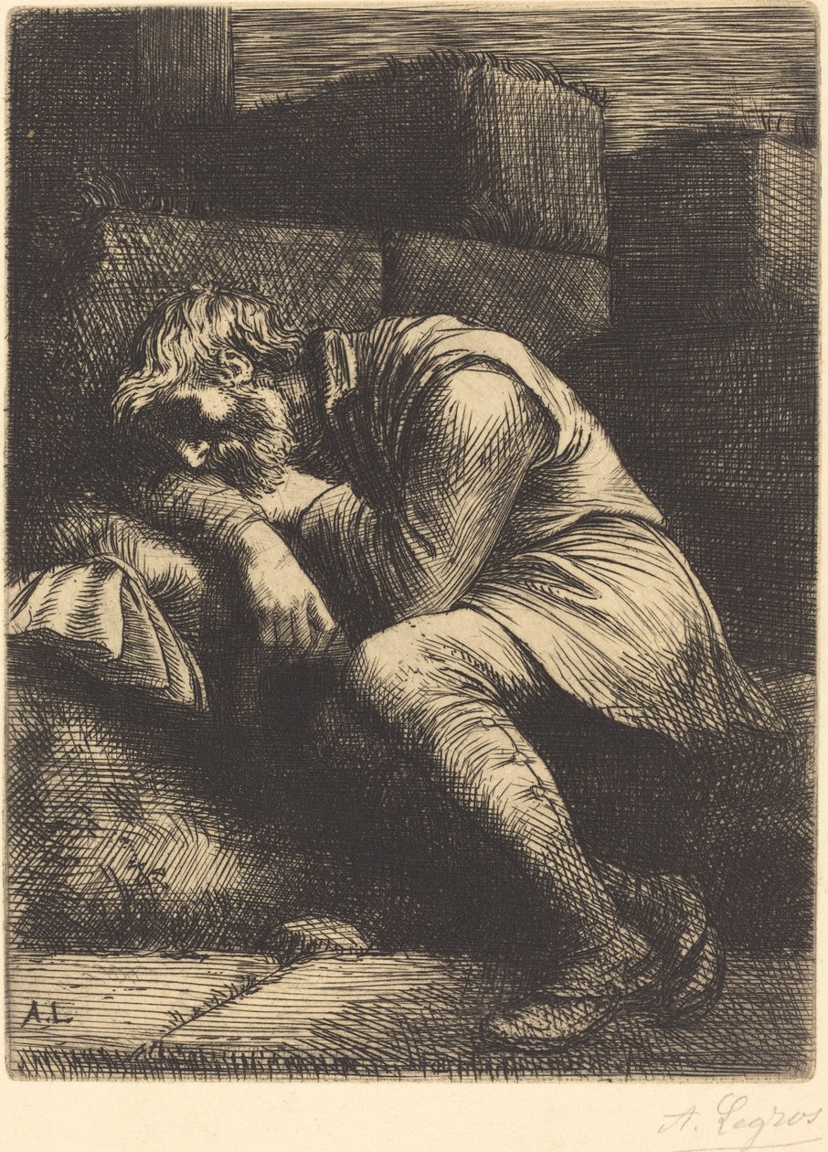 Sova tiggare Sova tiggare. av Alphonse Legros