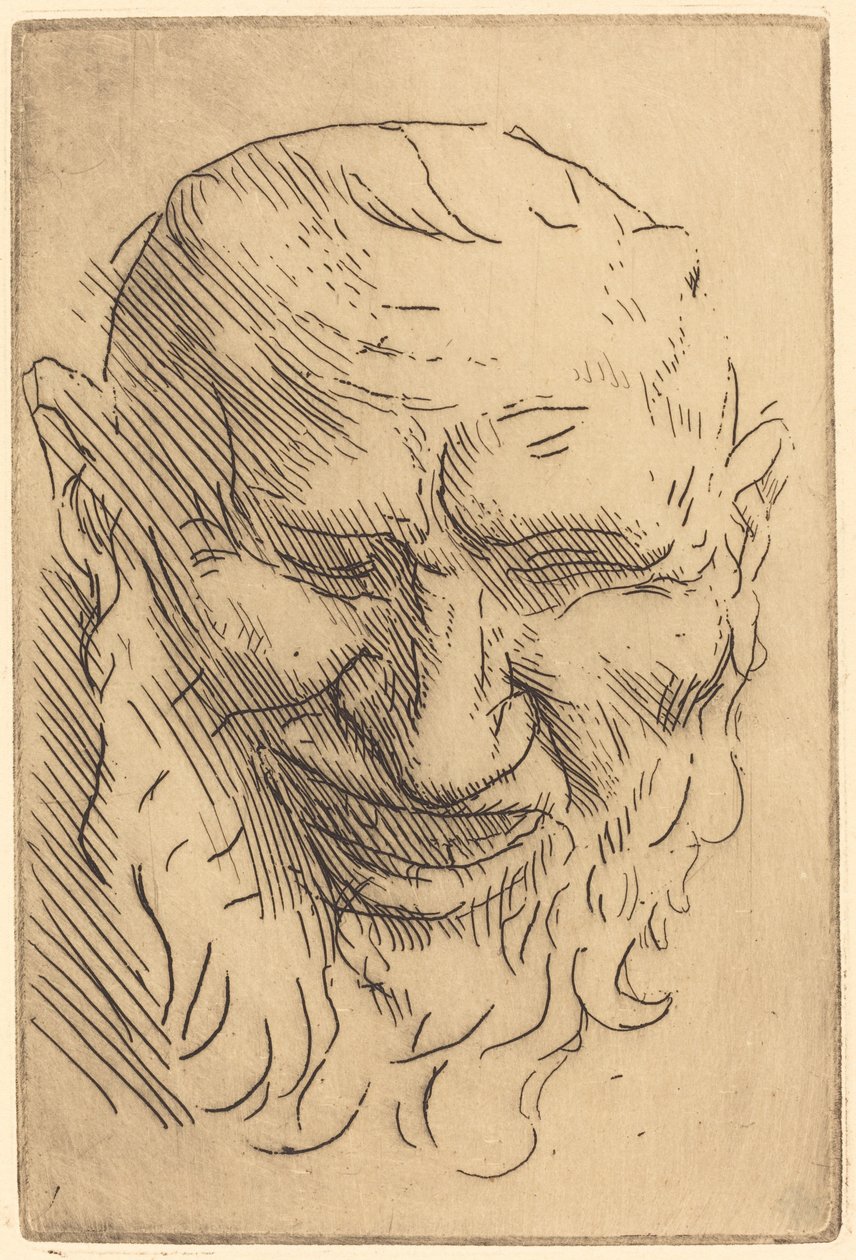 Liten Satyrmask Liten Satyrmask. av Alphonse Legros