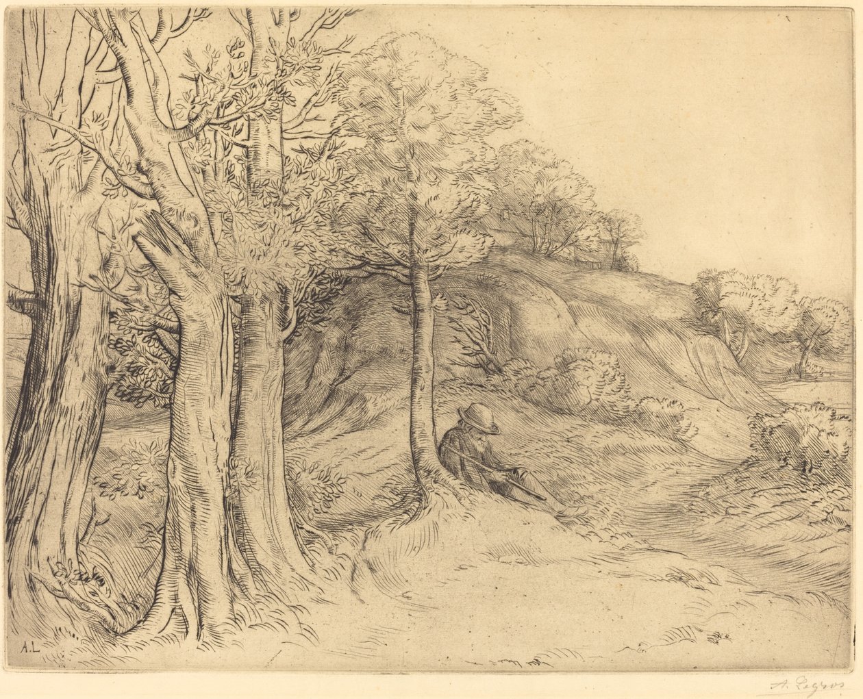 Ensamhet (Loneliness (Landskap)) av Alphonse Legros