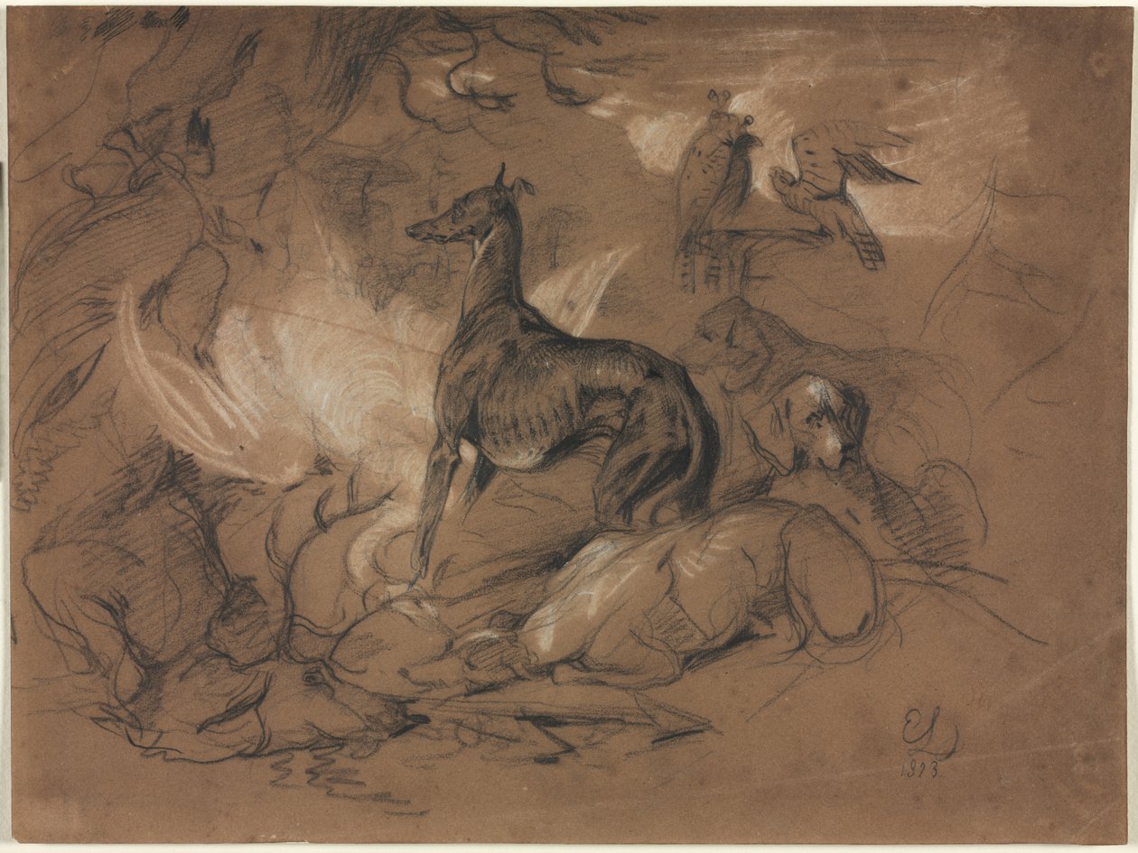 Studier av djur av Alphonse Legros