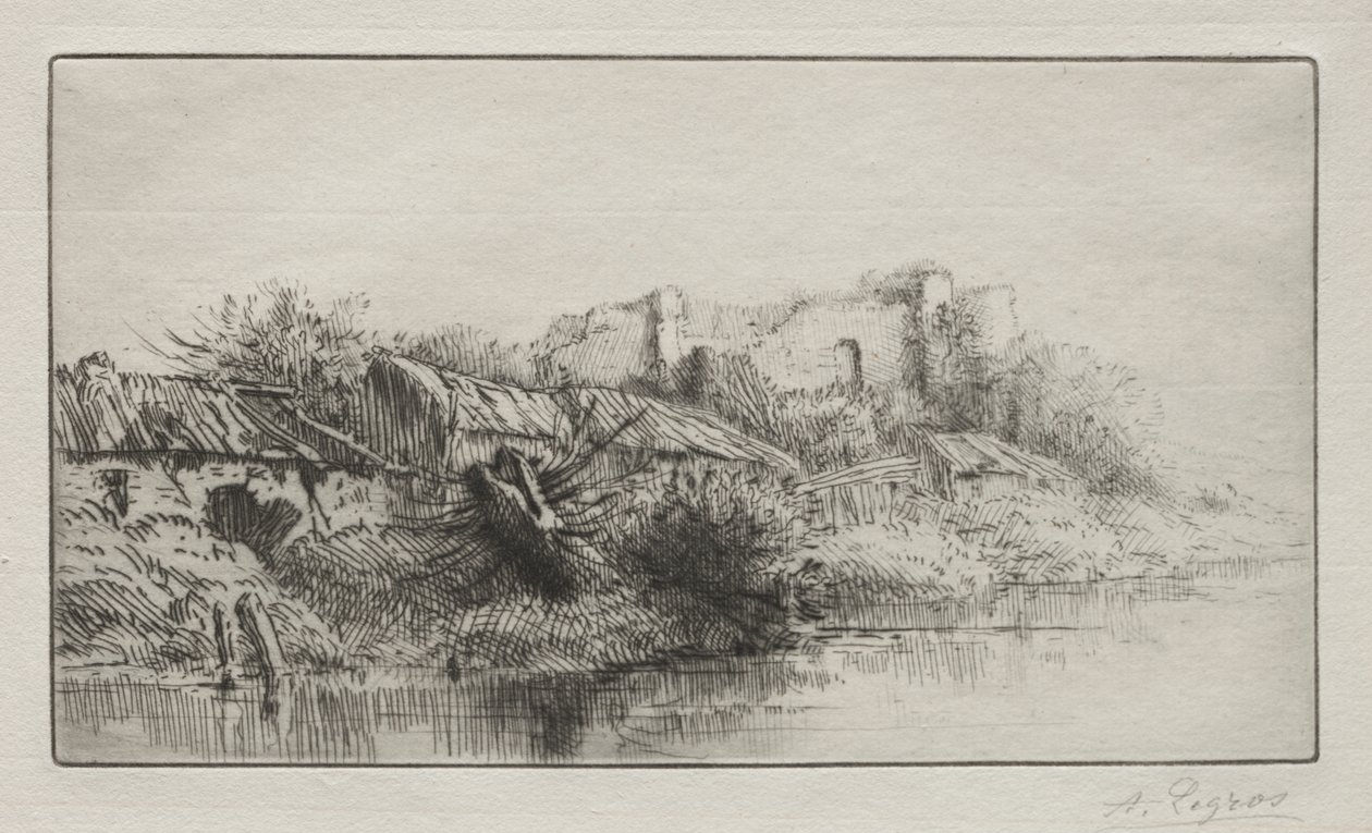 Den övergivna byn av Alphonse Legros