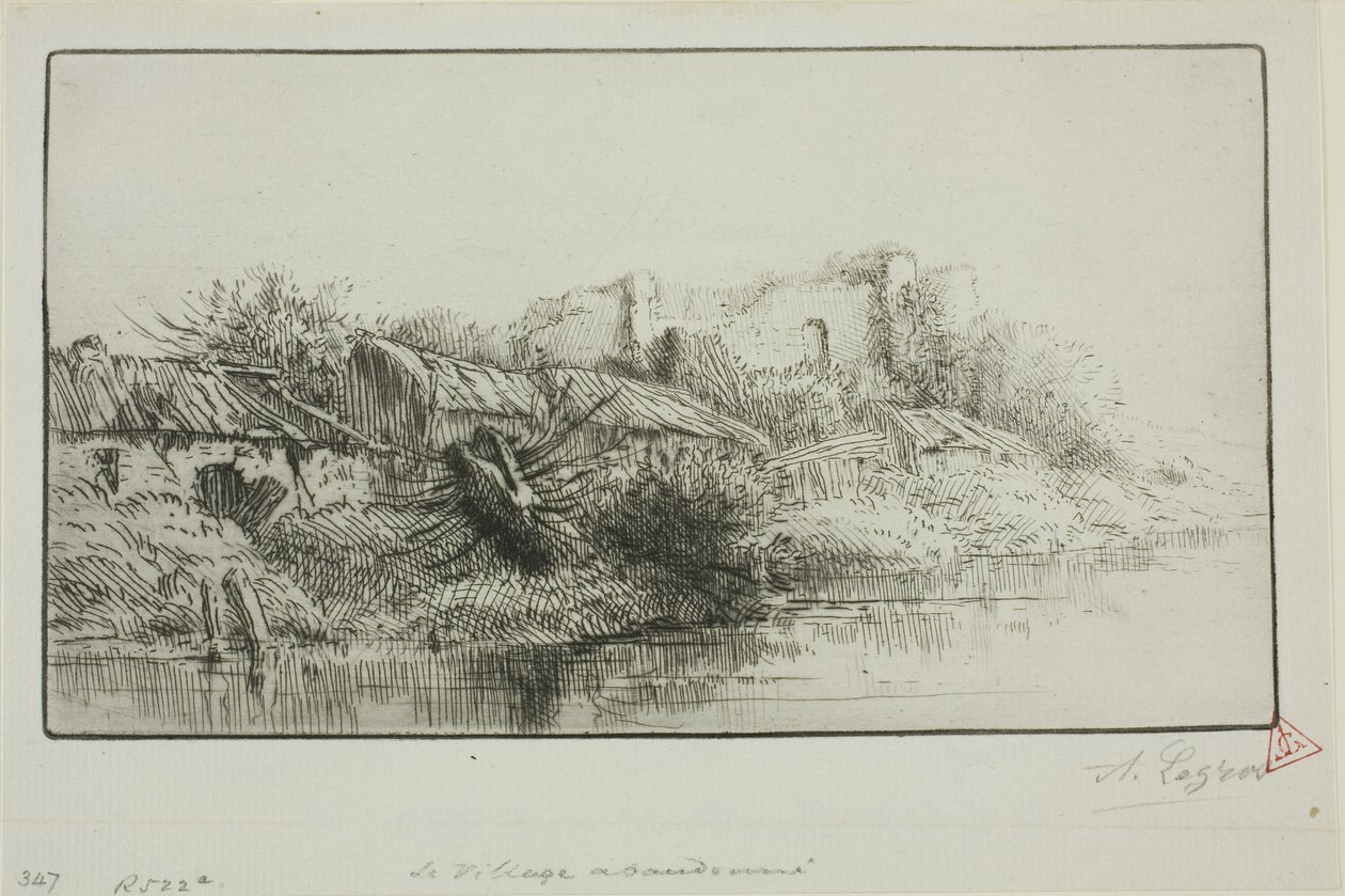 Den övergivna byn av Alphonse Legros