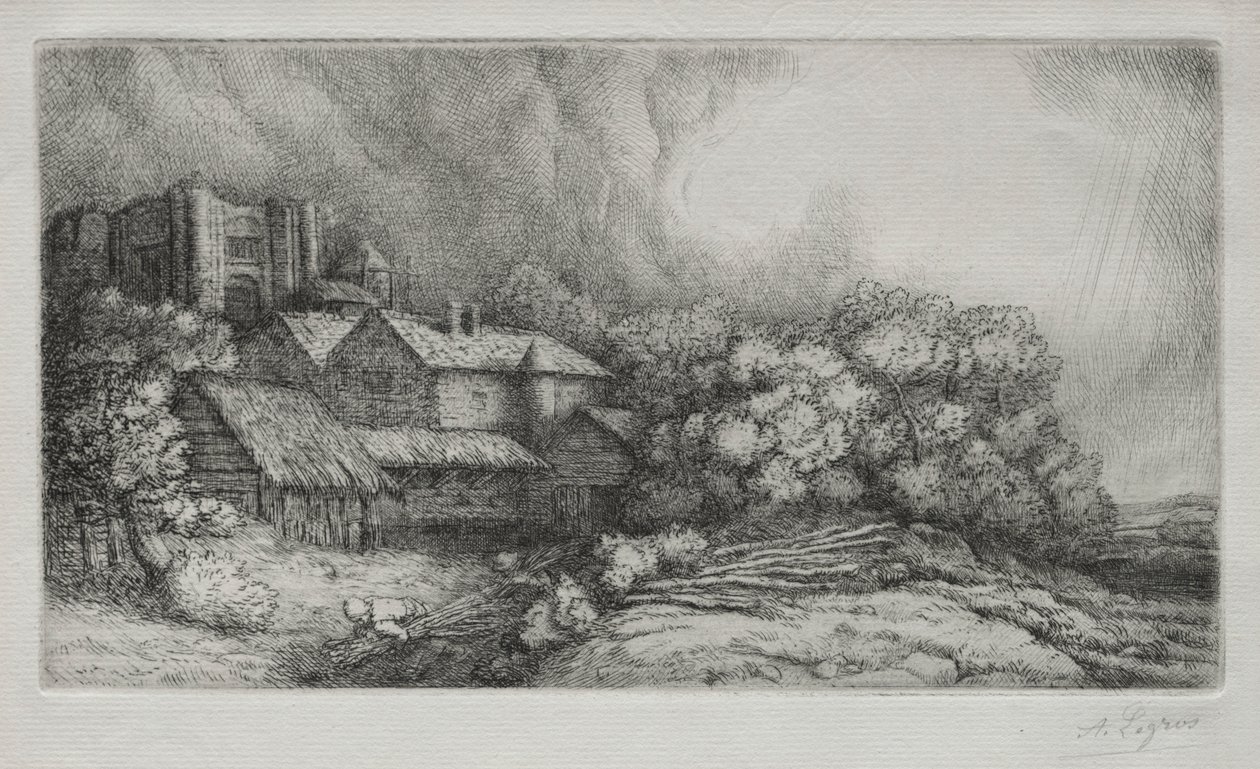 The Abbey Farm The Abbey Farm. av Alphonse Legros