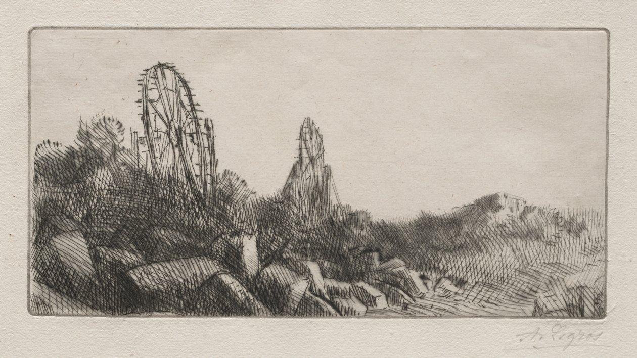 De gamla stenbrotten i Montrouge av Alphonse Legros