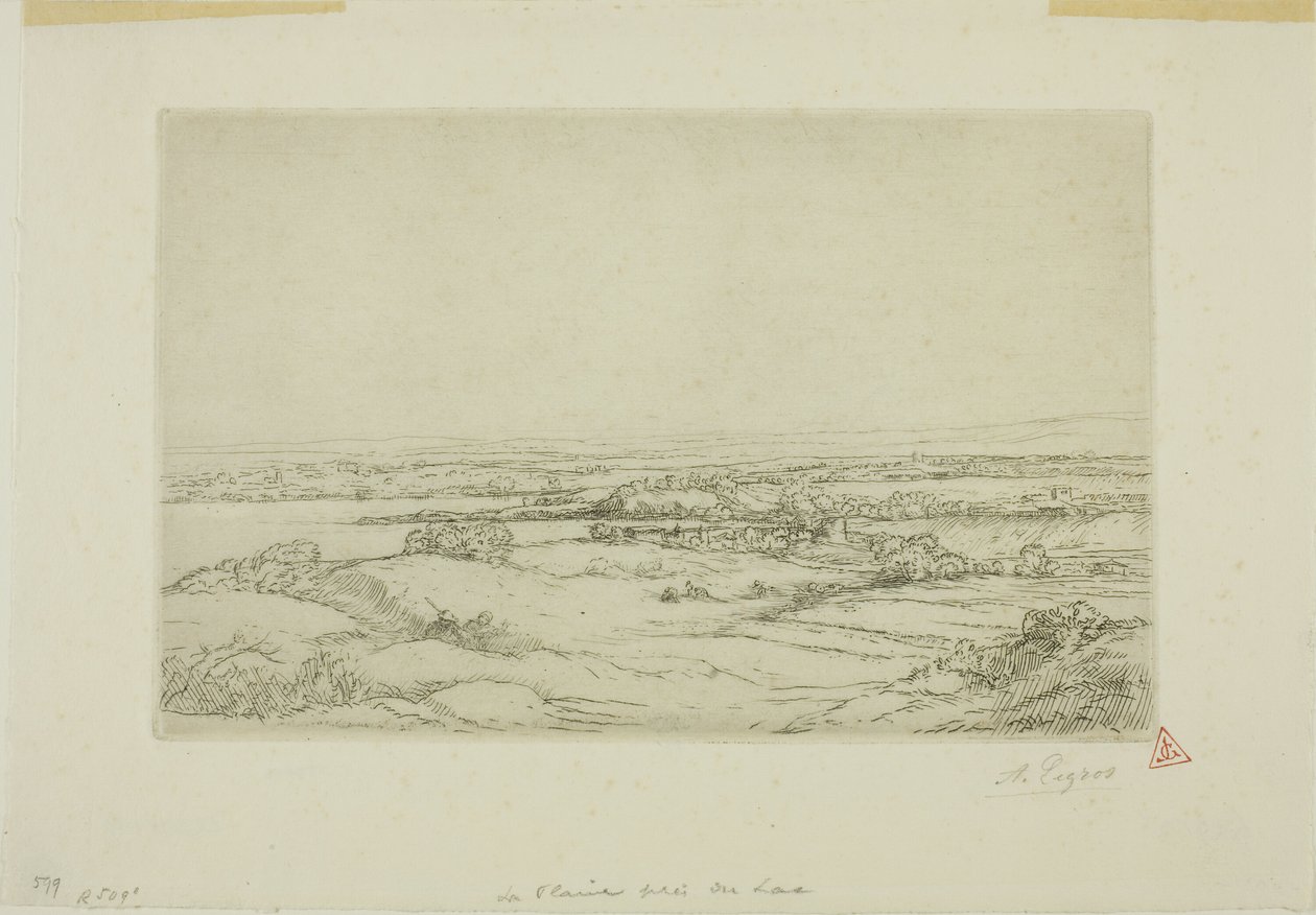 Slätten nära sjön av Alphonse Legros