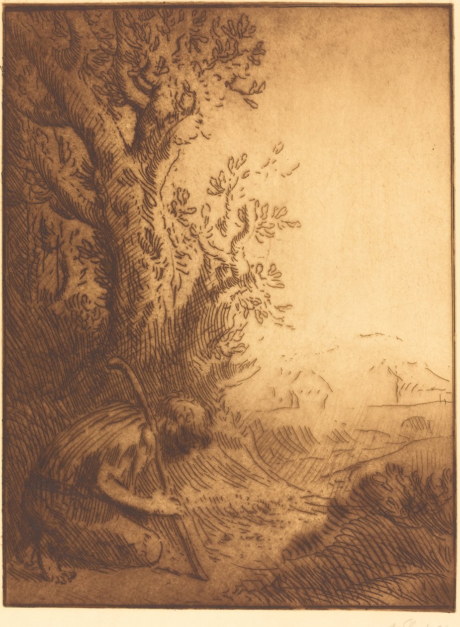 Den förlorade sonen, 4:e plattan av Alphonse Legros