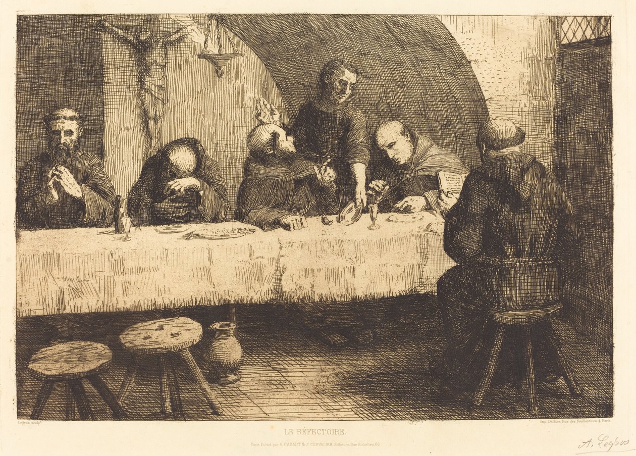 Matsalen (Le refectoire) av Alphonse Legros