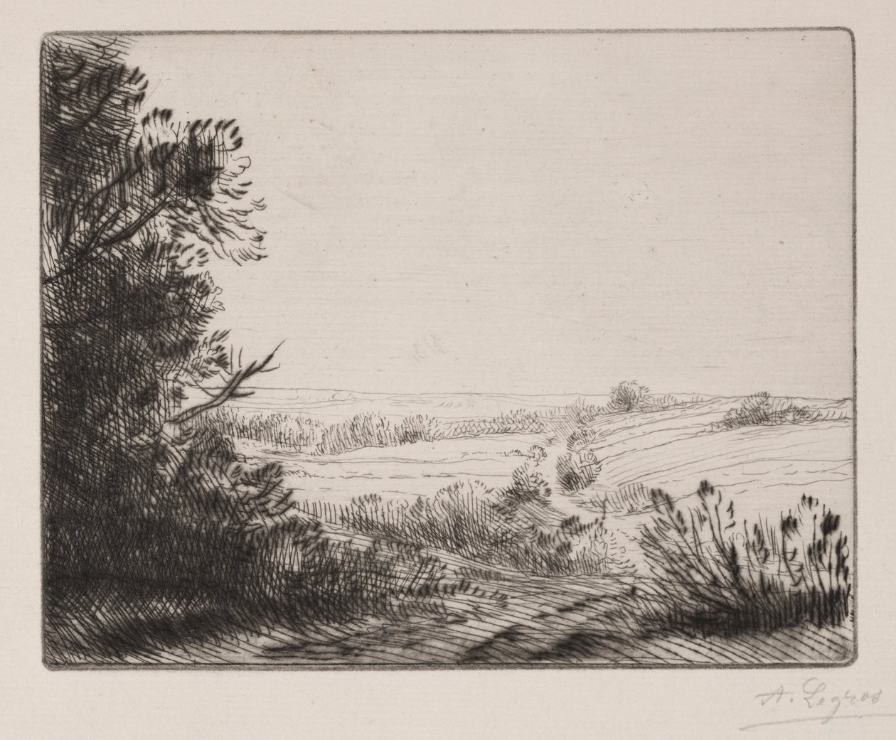 Vägen till Horville av Alphonse Legros