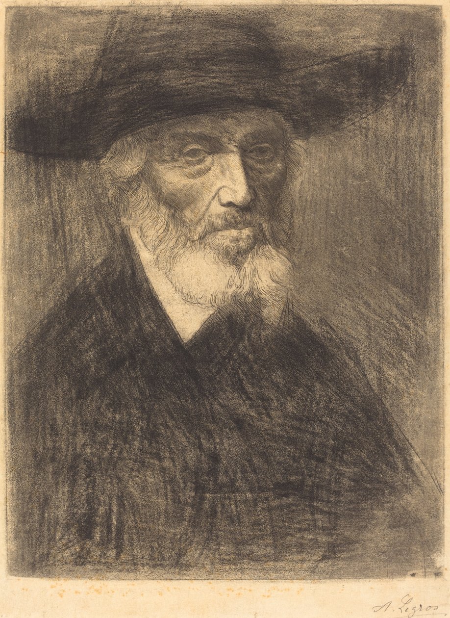 Thomas Carlyle. av Alphonse Legros