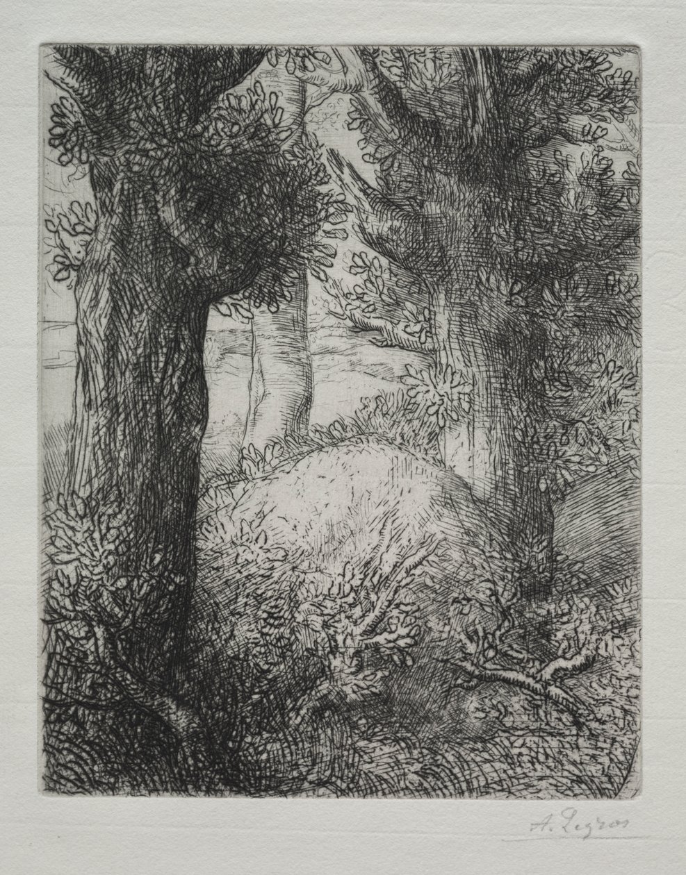 Galliska gravhögar av Alphonse Legros