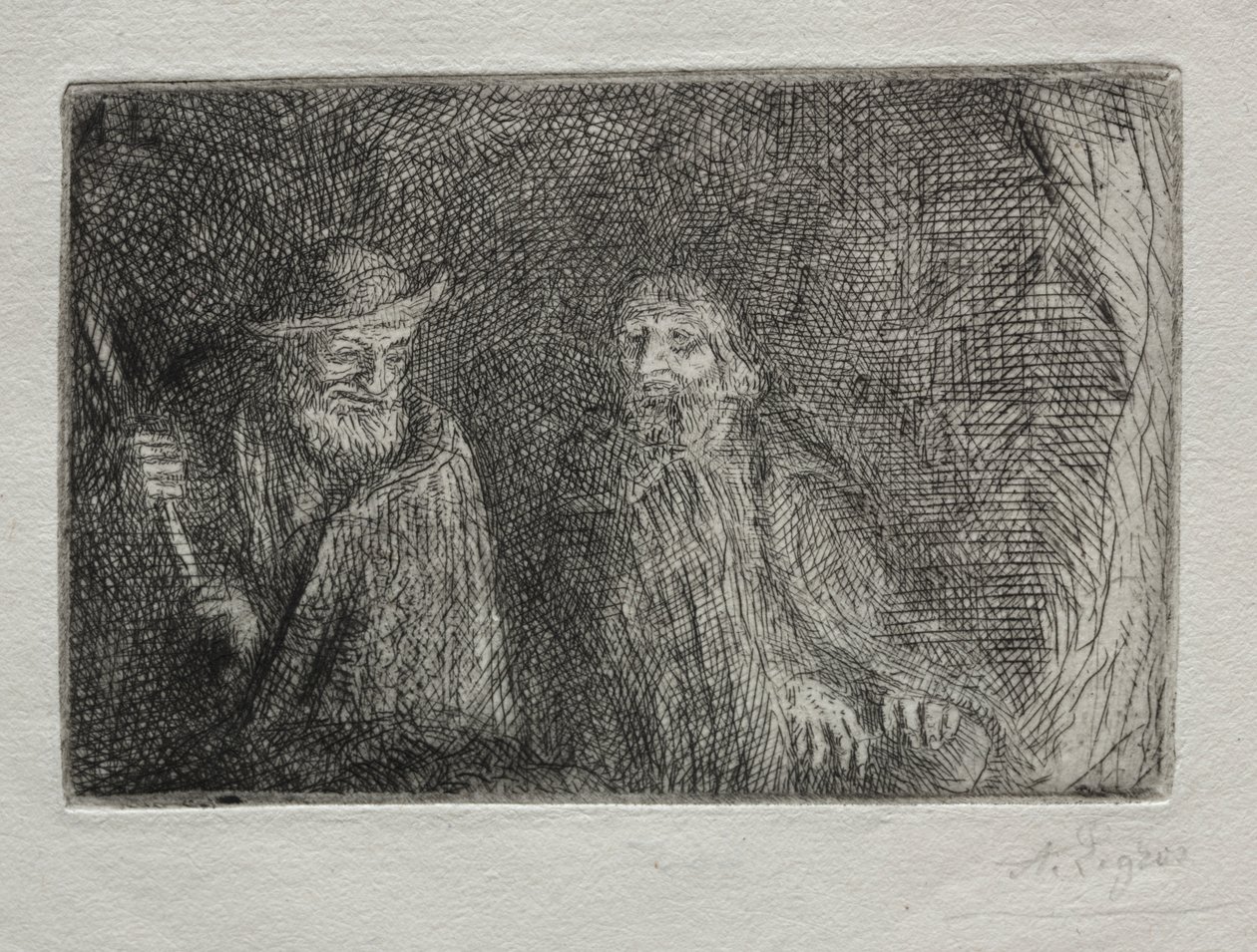 Två herdar av Alphonse Legros