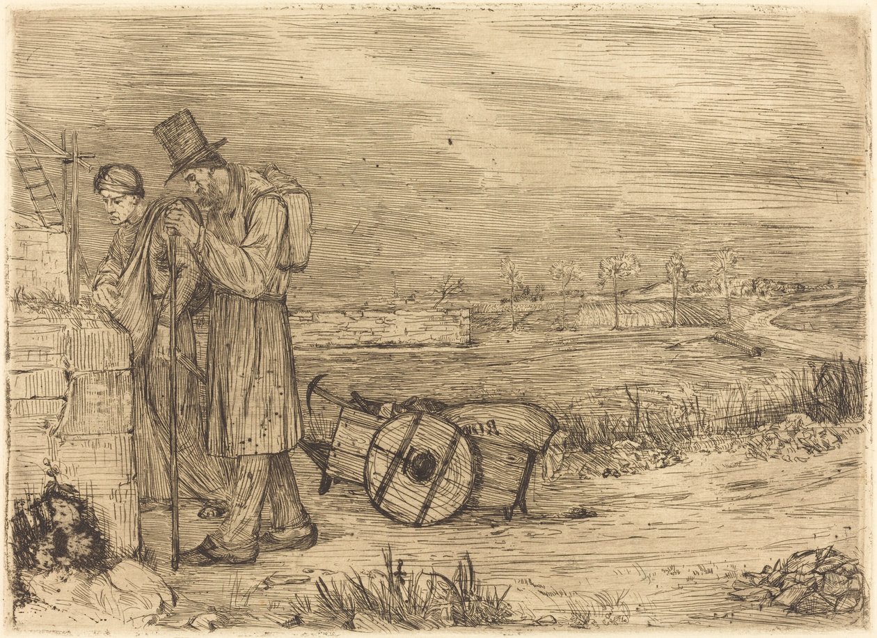 Vagabonds av Montrouge av Alphonse Legros