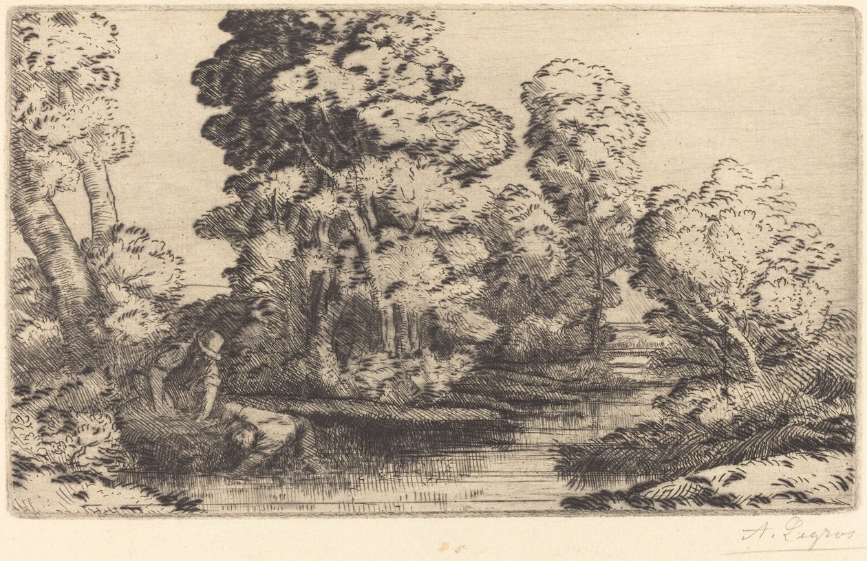 Valley i Bourgogne av Alphonse Legros