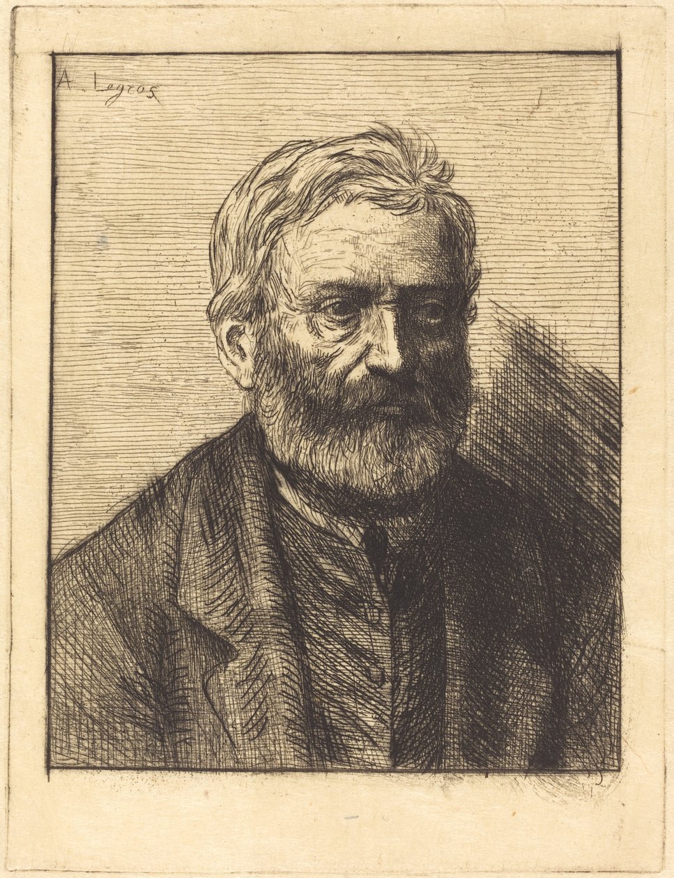 Victor Hugo, 1:a plattan av Alphonse Legros