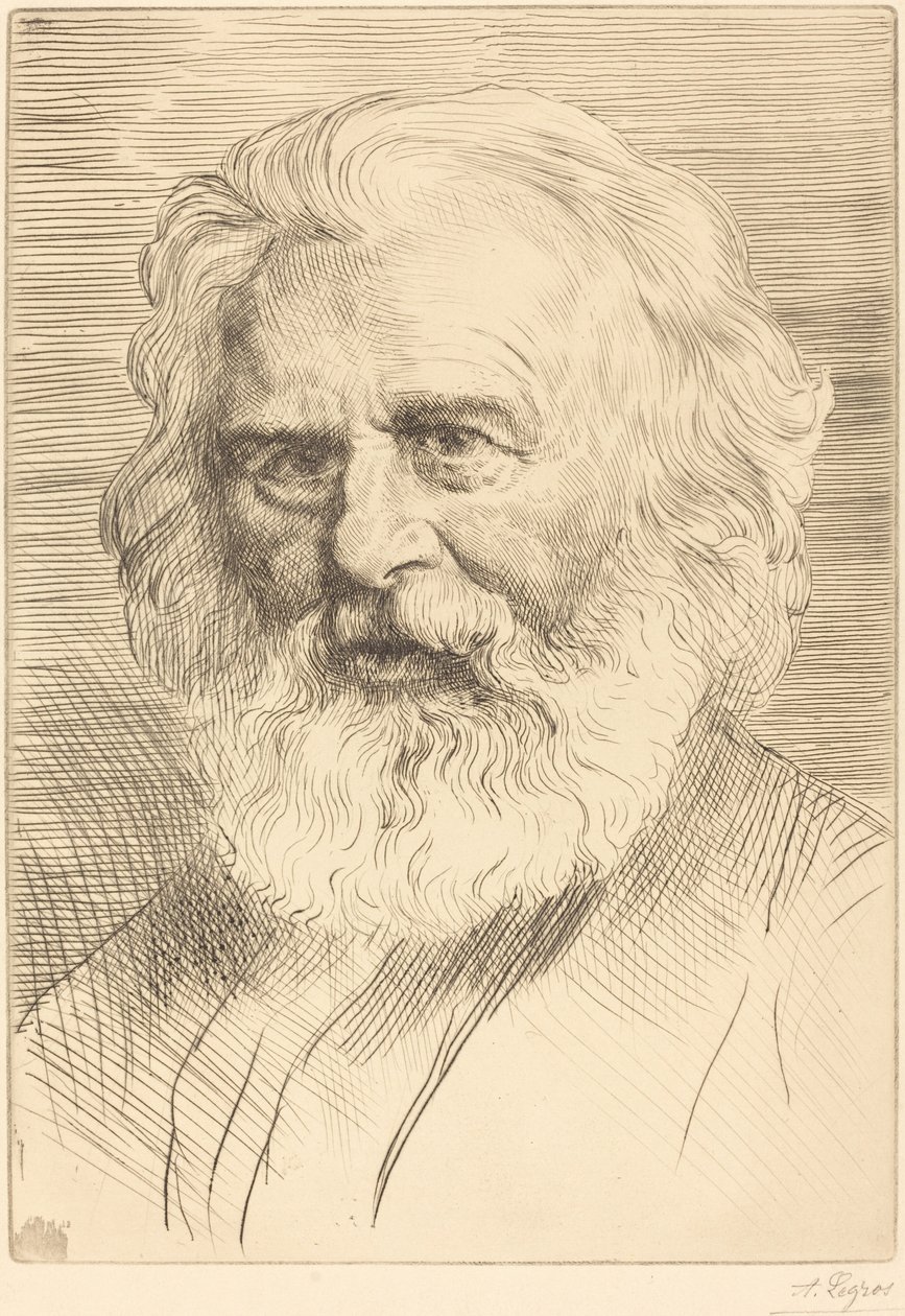 W.H. Longfellow, 1:a plattan. av Alphonse Legros