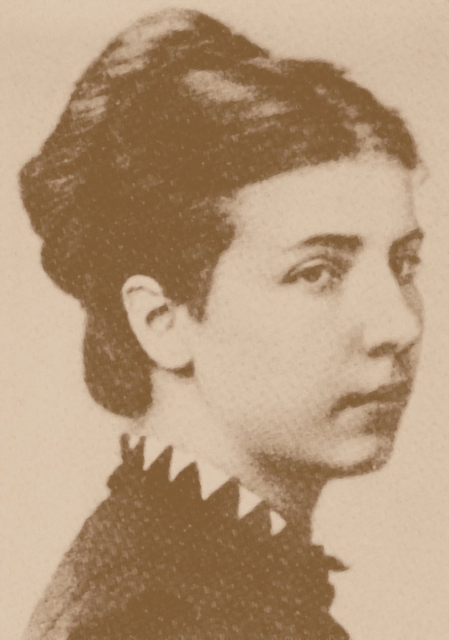 Yelisaveta Lukinichna Dmitrieva, född Kusheleva 1850-1918, 1871 av Alphonse Liebert