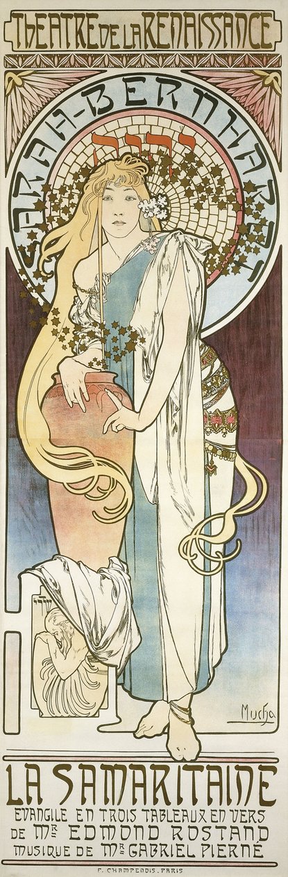 Samariten, 1897 av Alphonse Mucha