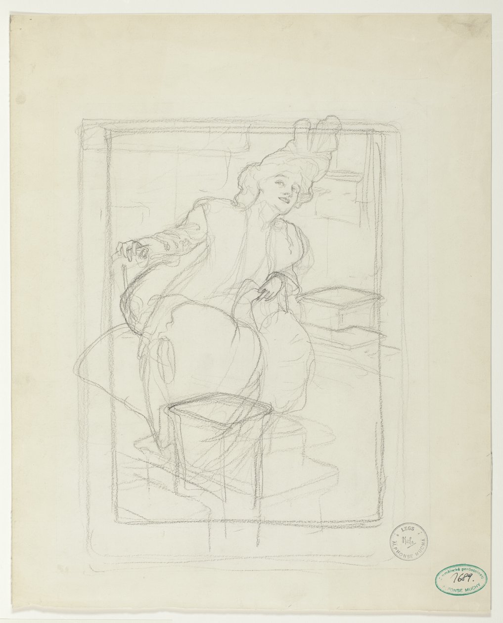 Sarah Bernhardt av Alphonse Marie Mucha
