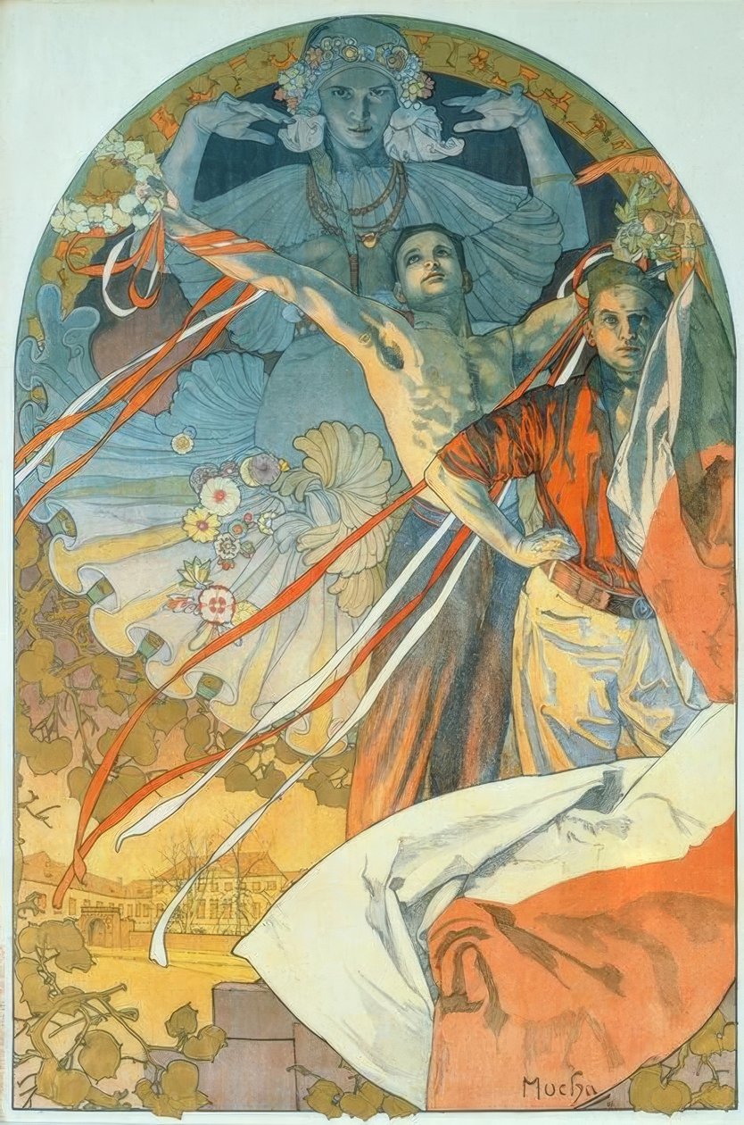 8. Sokol-Festival av Alphonse Mucha