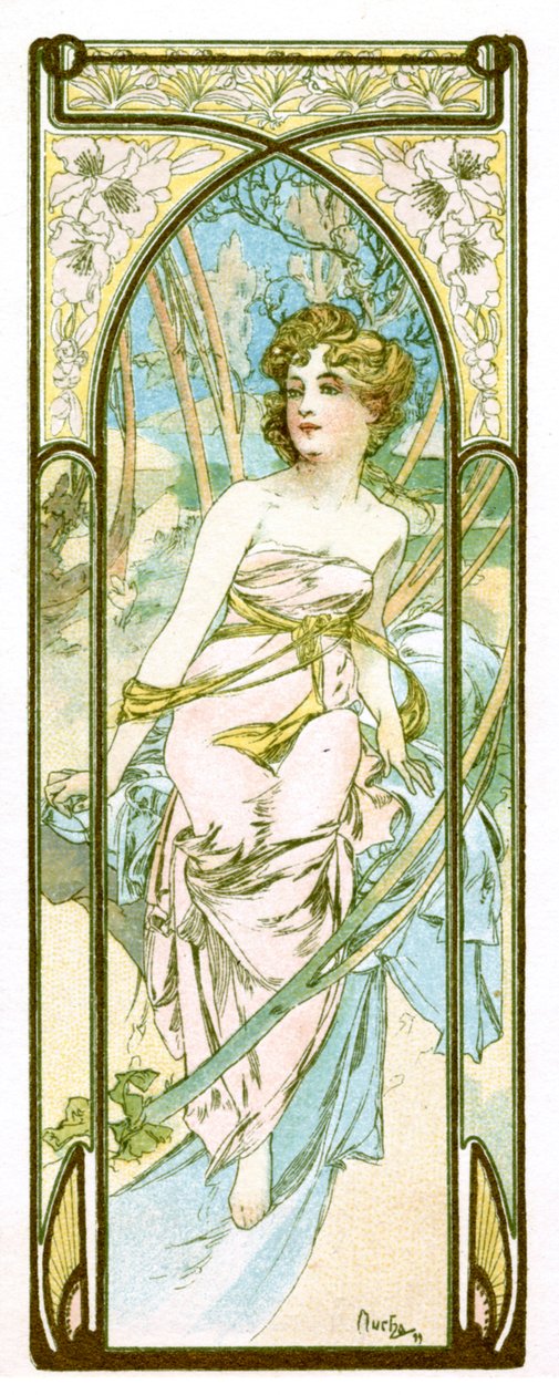 "Dagens ljusstyrka", 1899 av Alphonse Mucha