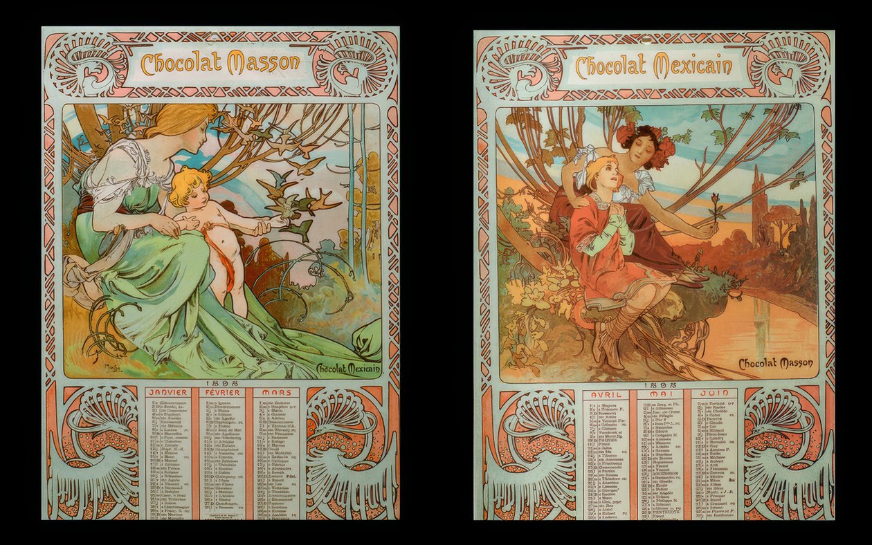 Masson choklad av Alphonse Mucha
