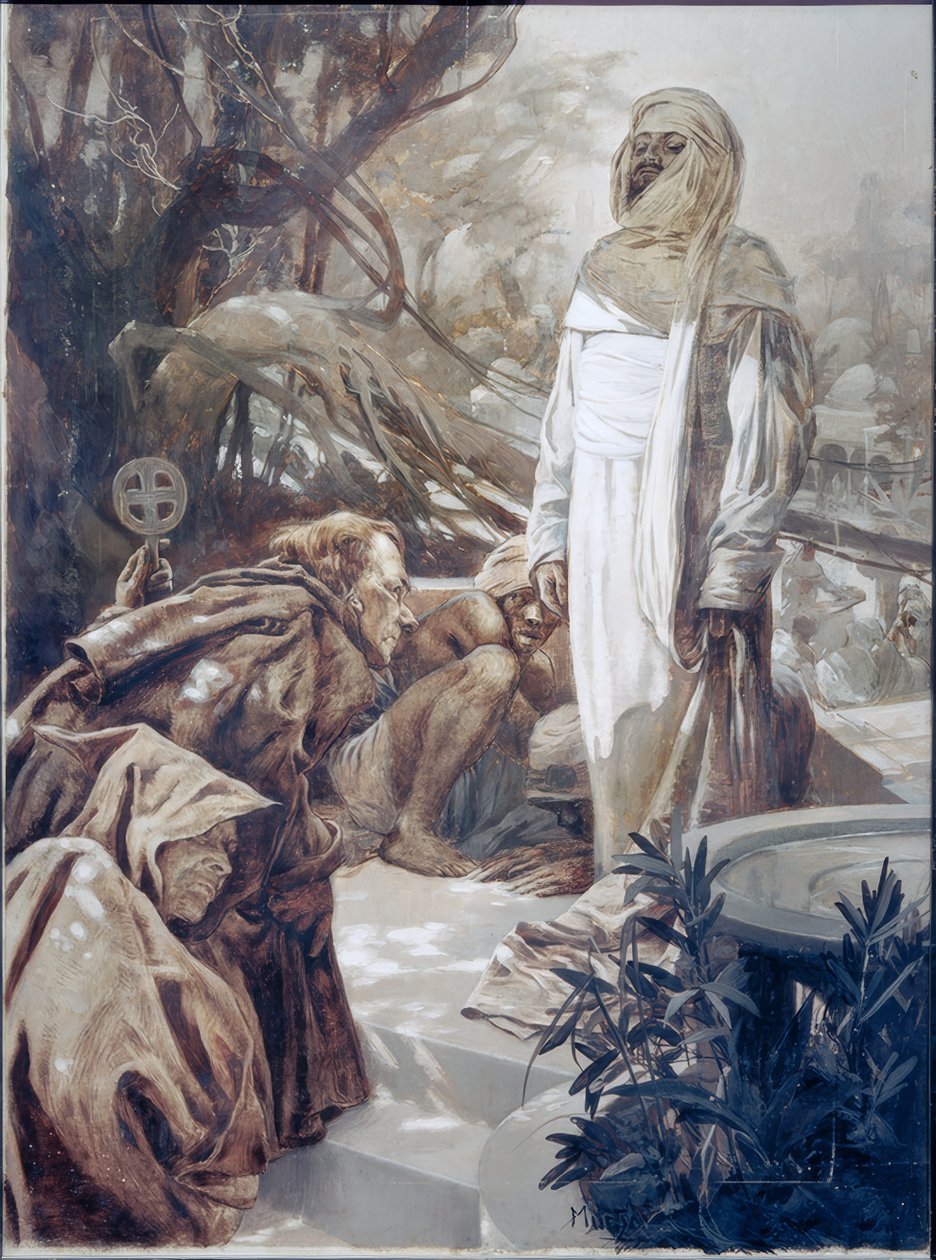 Spaniens historia, illustration av Alphonse Mucha
