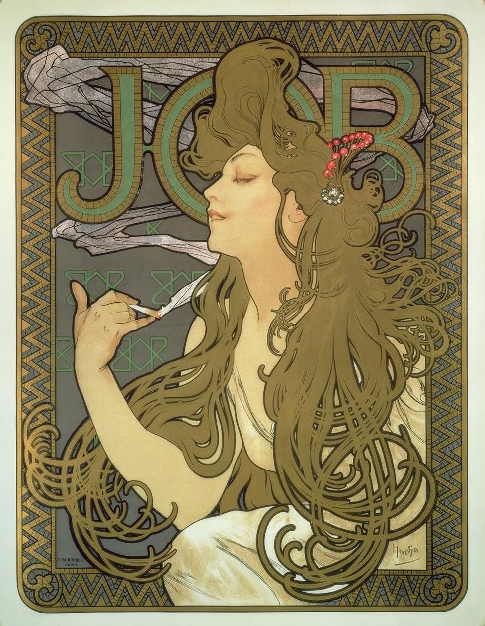 JOBB av Alphonse Mucha