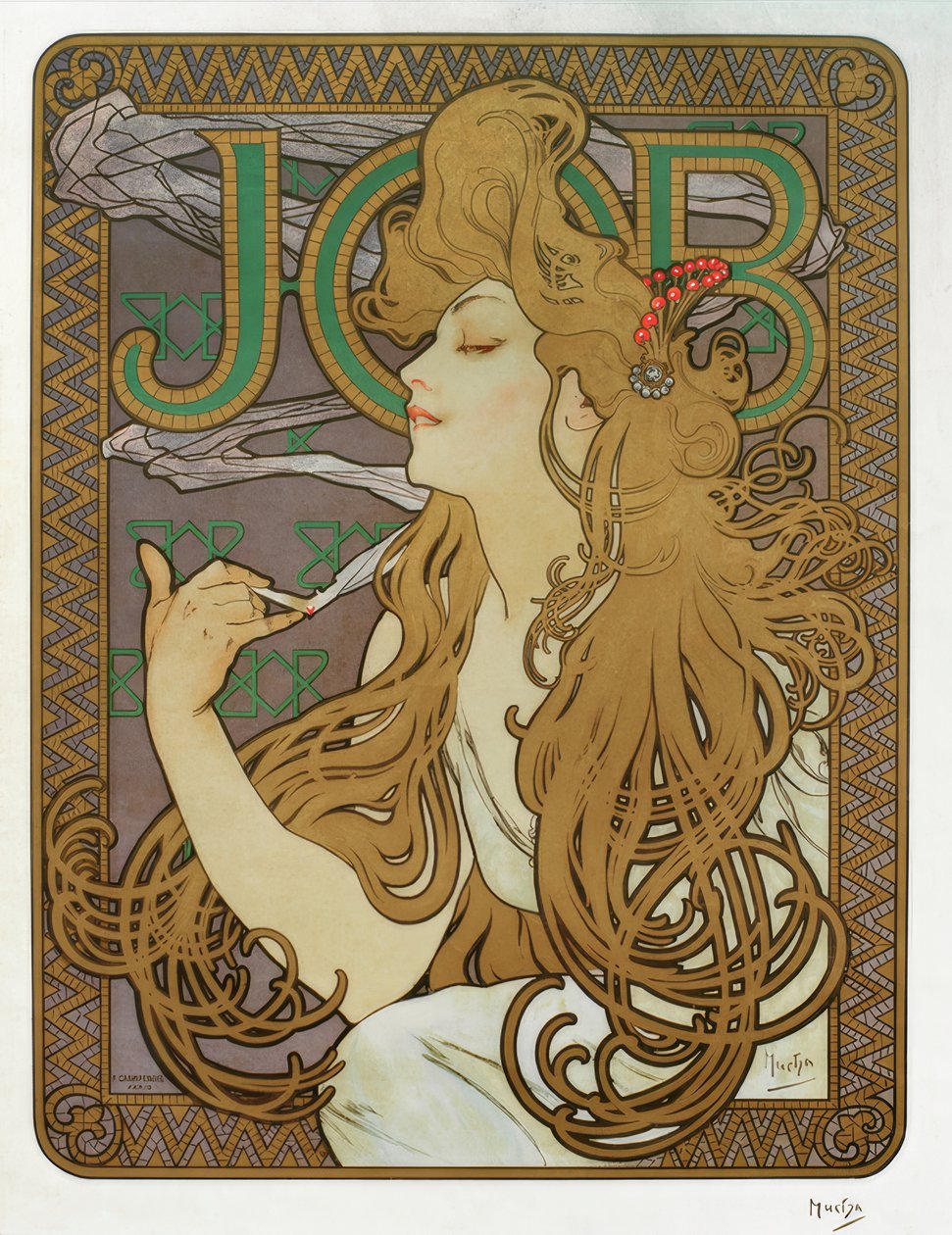 JOBB av Alphonse Mucha