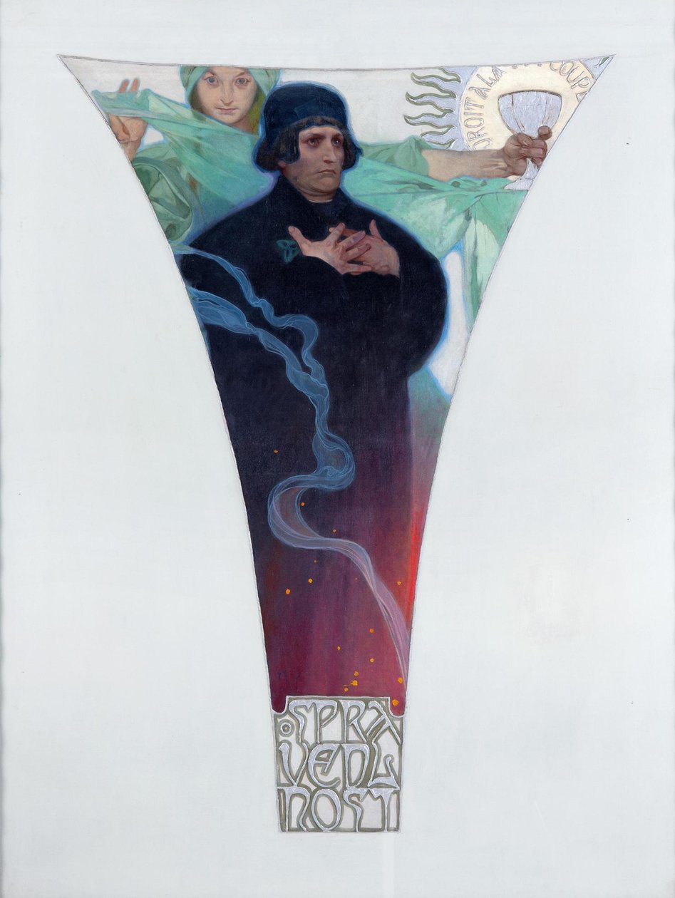 John Hus, 1911 av Alphonse Mucha
