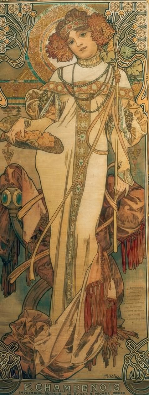 Höst av Alphonse Mucha