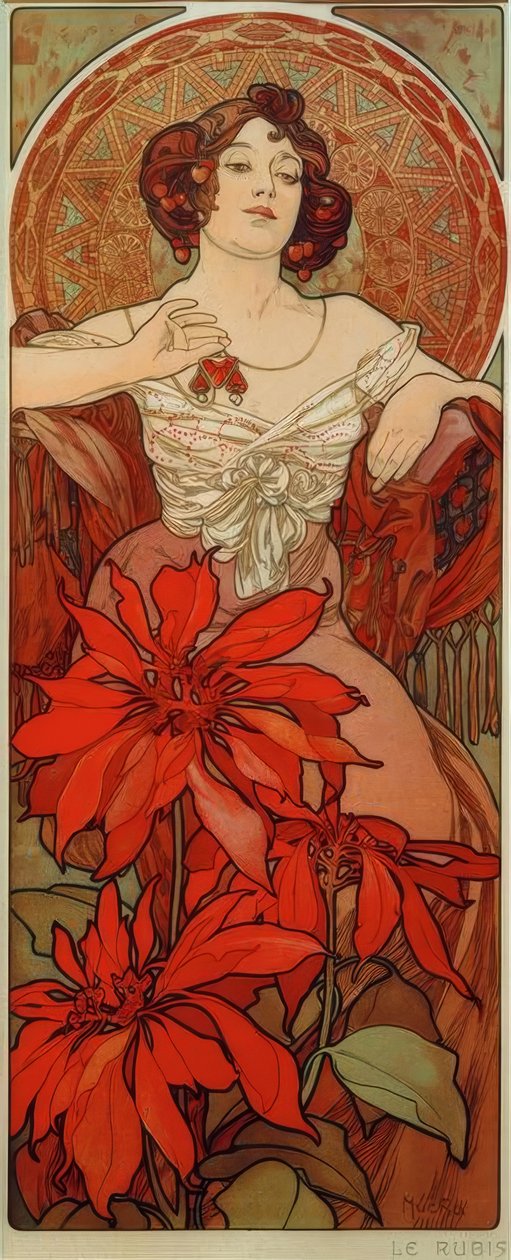Gnid in av Alphonse Mucha