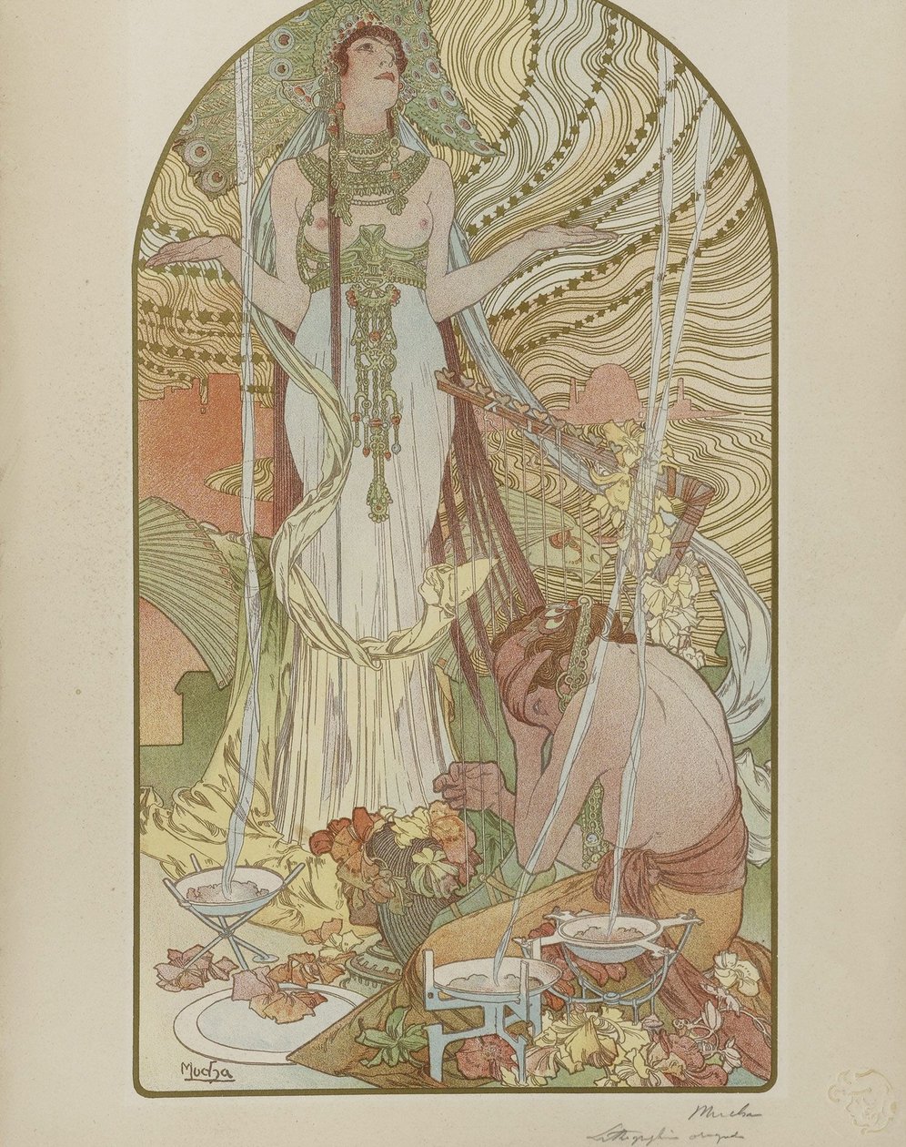 Salammbô av Alphonse Mucha