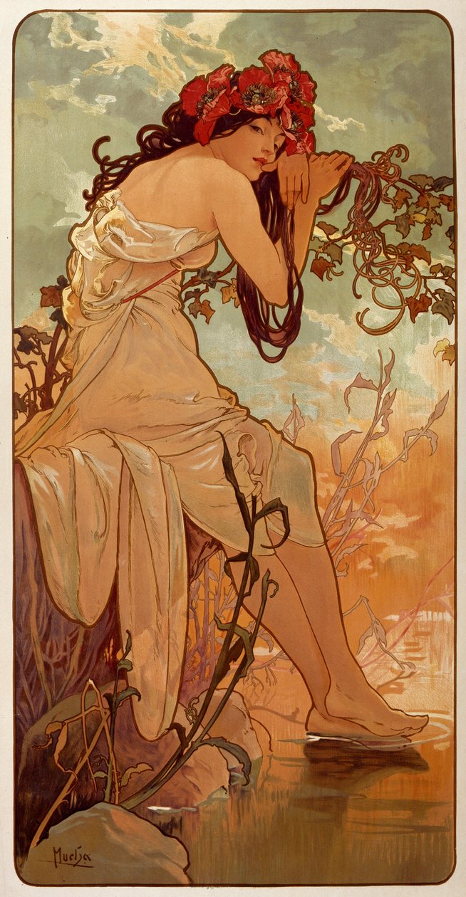 Sommaren 1896. av Alphonse Mucha