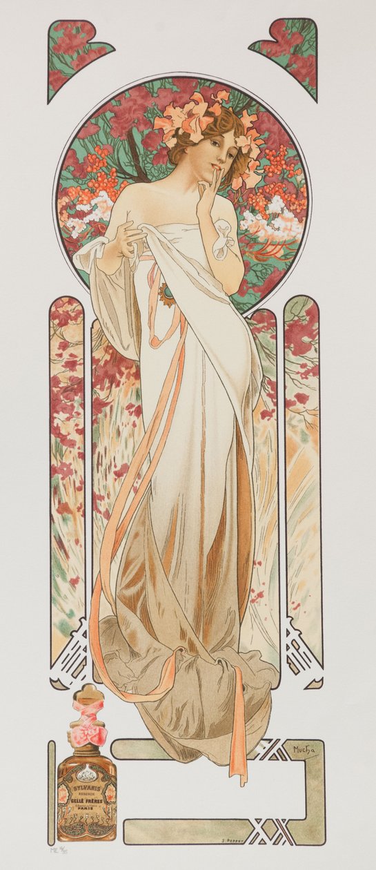 Sylvania Essence, 1899. av Alphonse Mucha