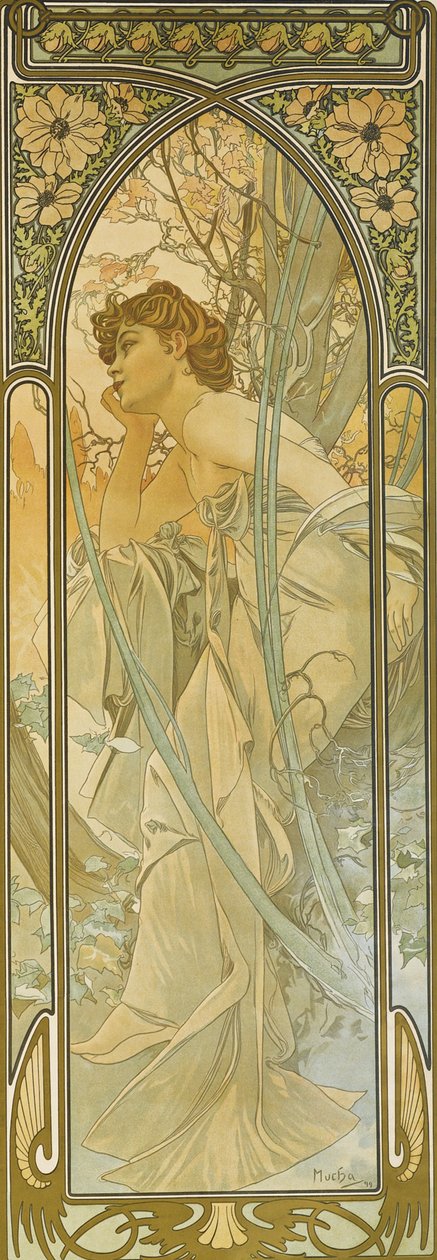 Dagens tider: Kvällsdröm av Alphonse Mucha