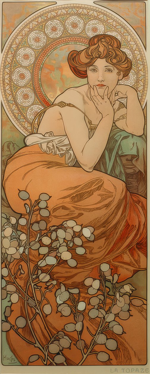 Topas av Alphonse Mucha