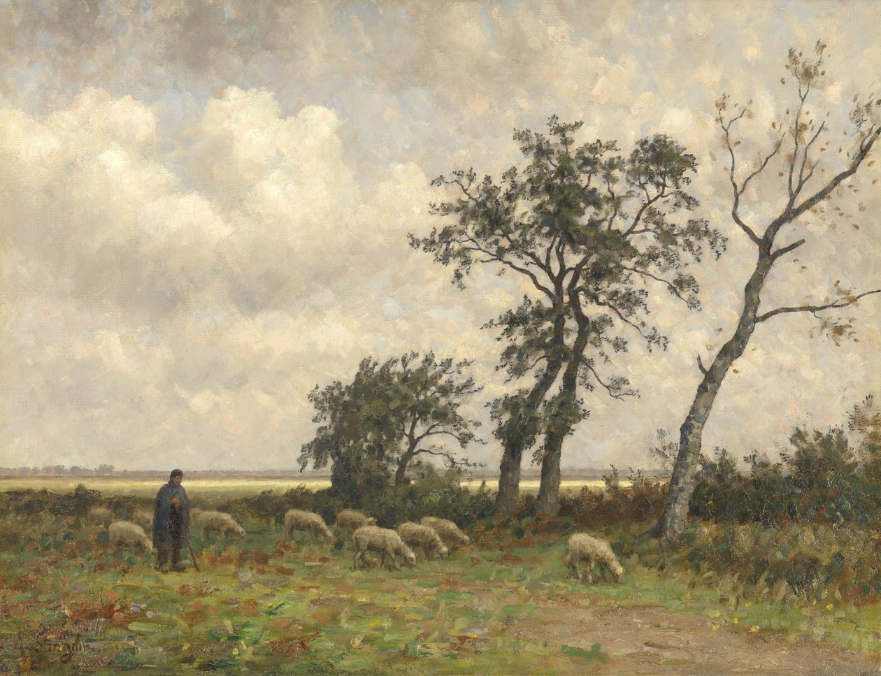 Landskap i Drenthe av Alphonse Stengelin