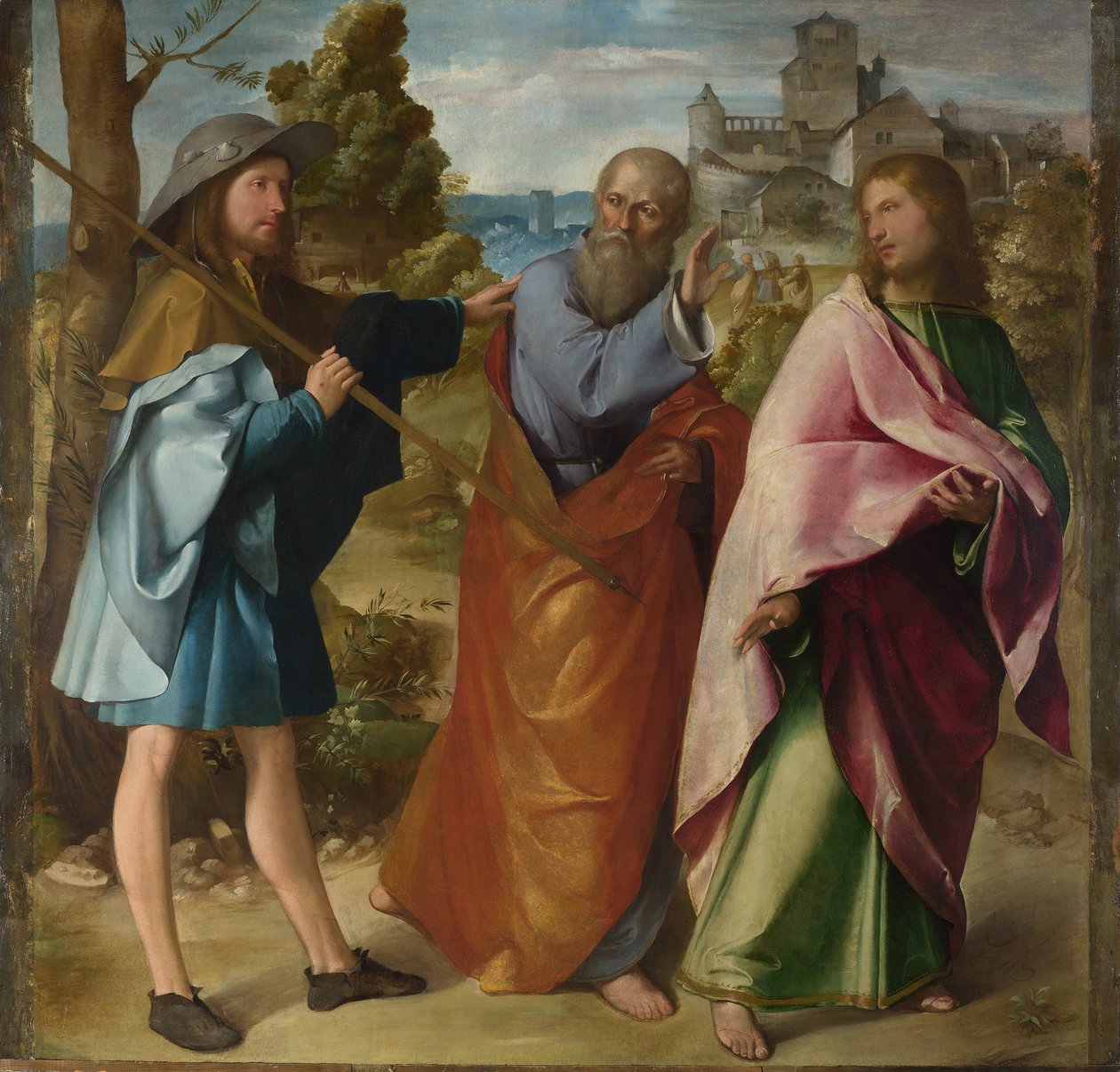 Vägen till Emmaus av Altobello Melone