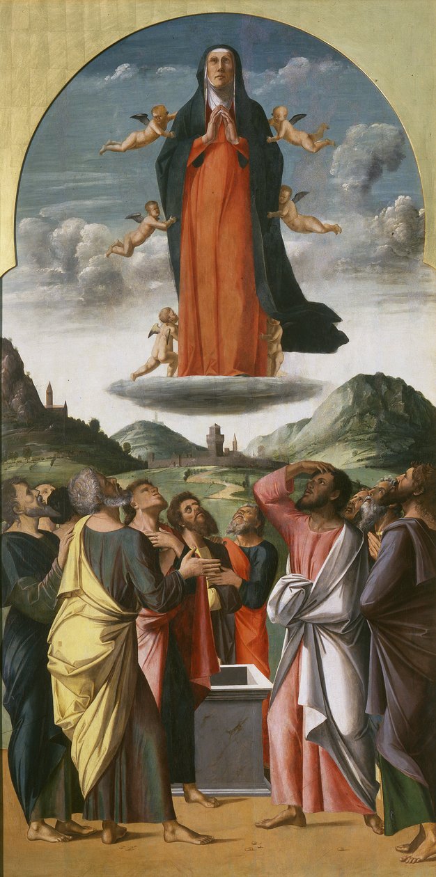 Jungfruns antagande, 1476-78 av Alvise Vivarini