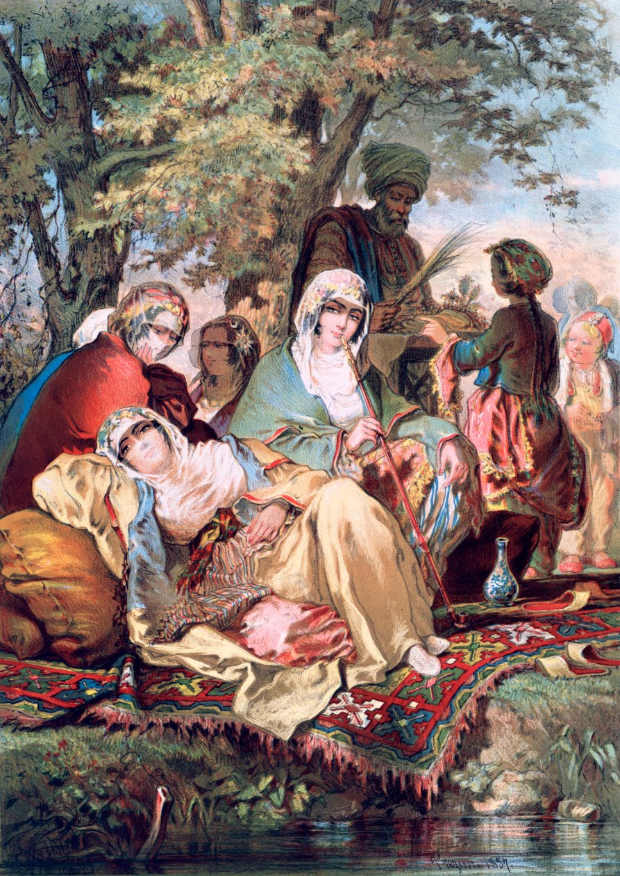 Harim, 1857 av Amadeo Preziosi