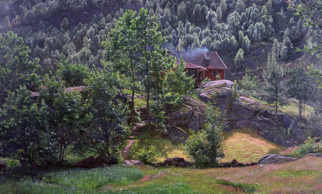 Ett småbruk av Amaldus Nielsen