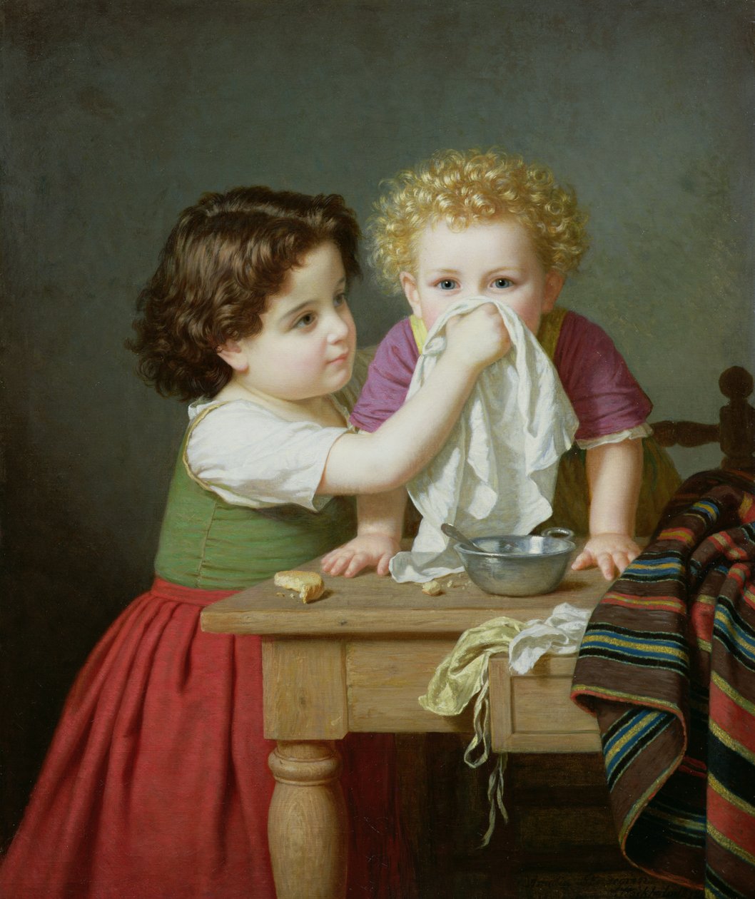 Moderlig instinkt, 1872 av Amalia Lindegren