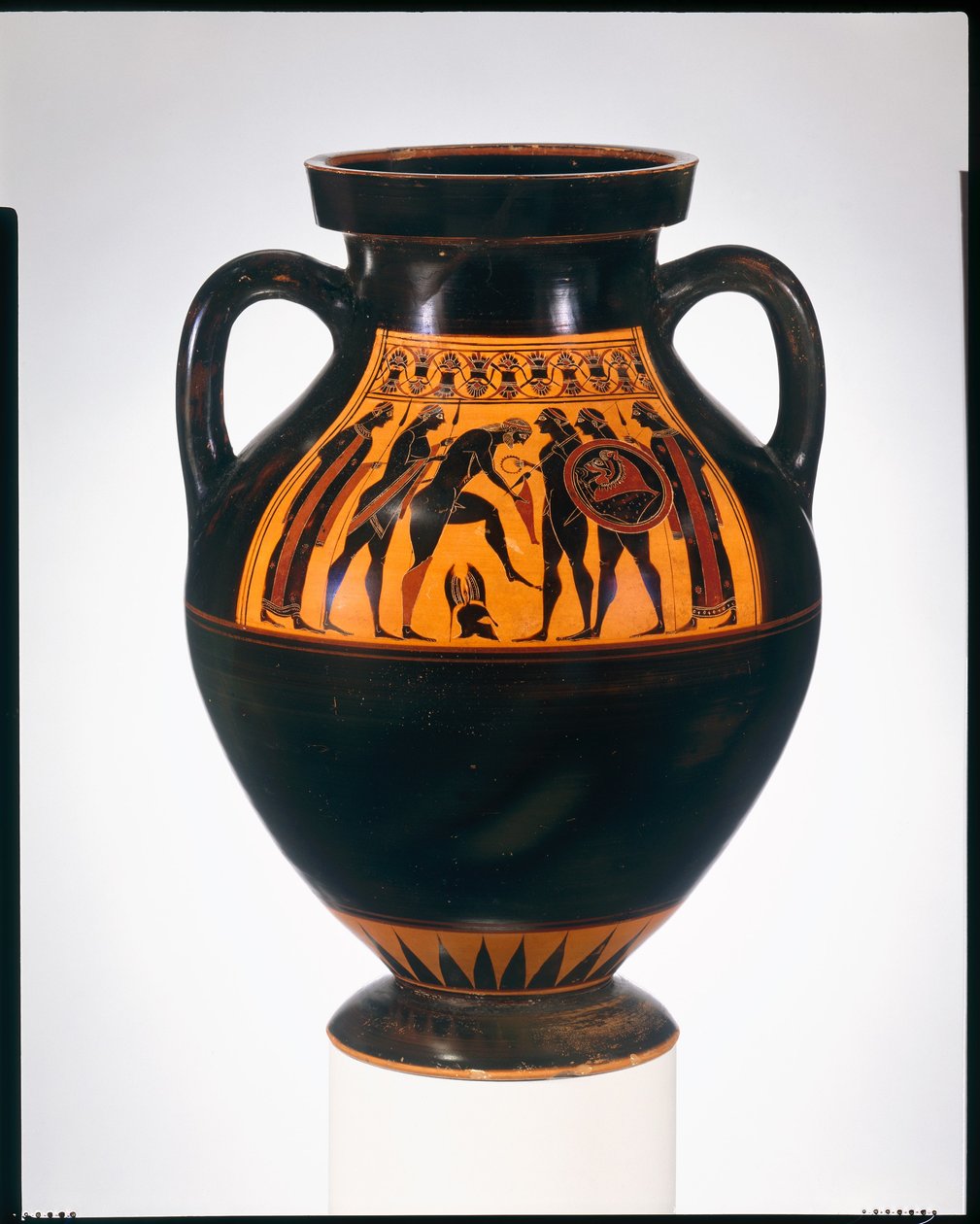 Amfora (burk), ca 550 f.Kr. (terrakotta) av Amasis Painter