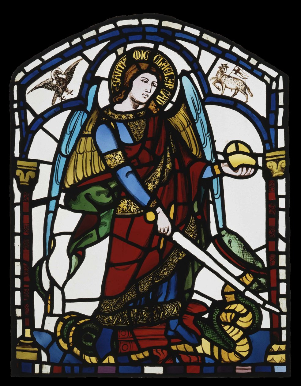 Ärkeängeln Mikael, ca 1326. av Ambrogio Lorenzetti
