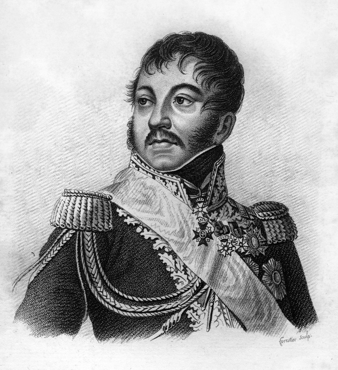 General Rapp.Jean, greve Rapp fransk general (Colmar av Ambroise Tardieu