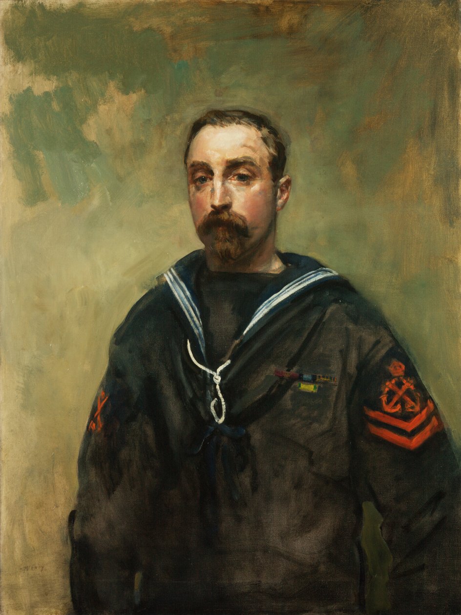 Underofficer E Pitcher VC, 1918 av Ambrose McEvoy