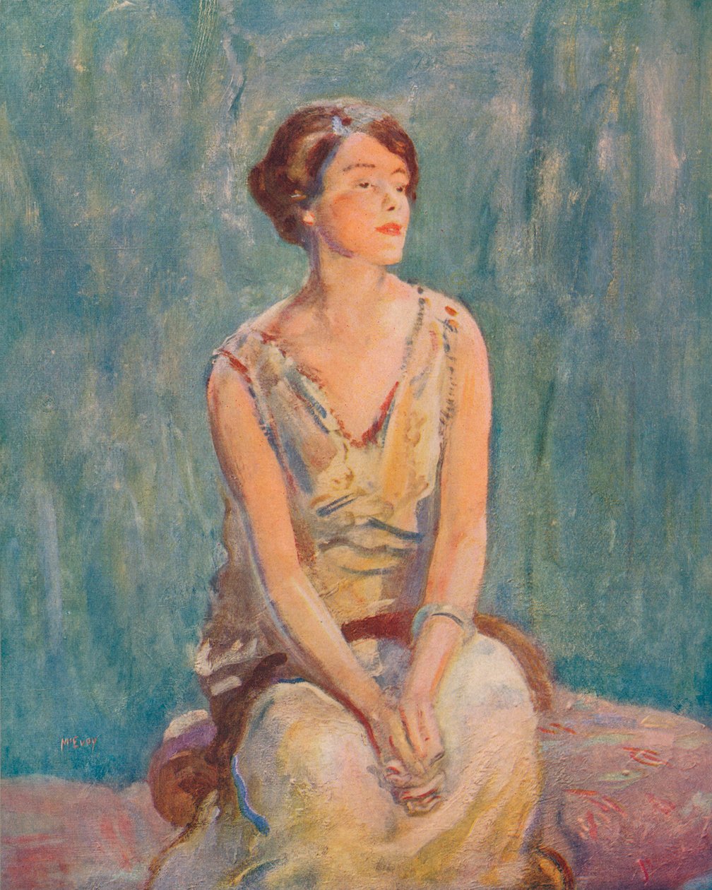 Ett porträtt, c1922, c1932 av Ambrose McEvoy