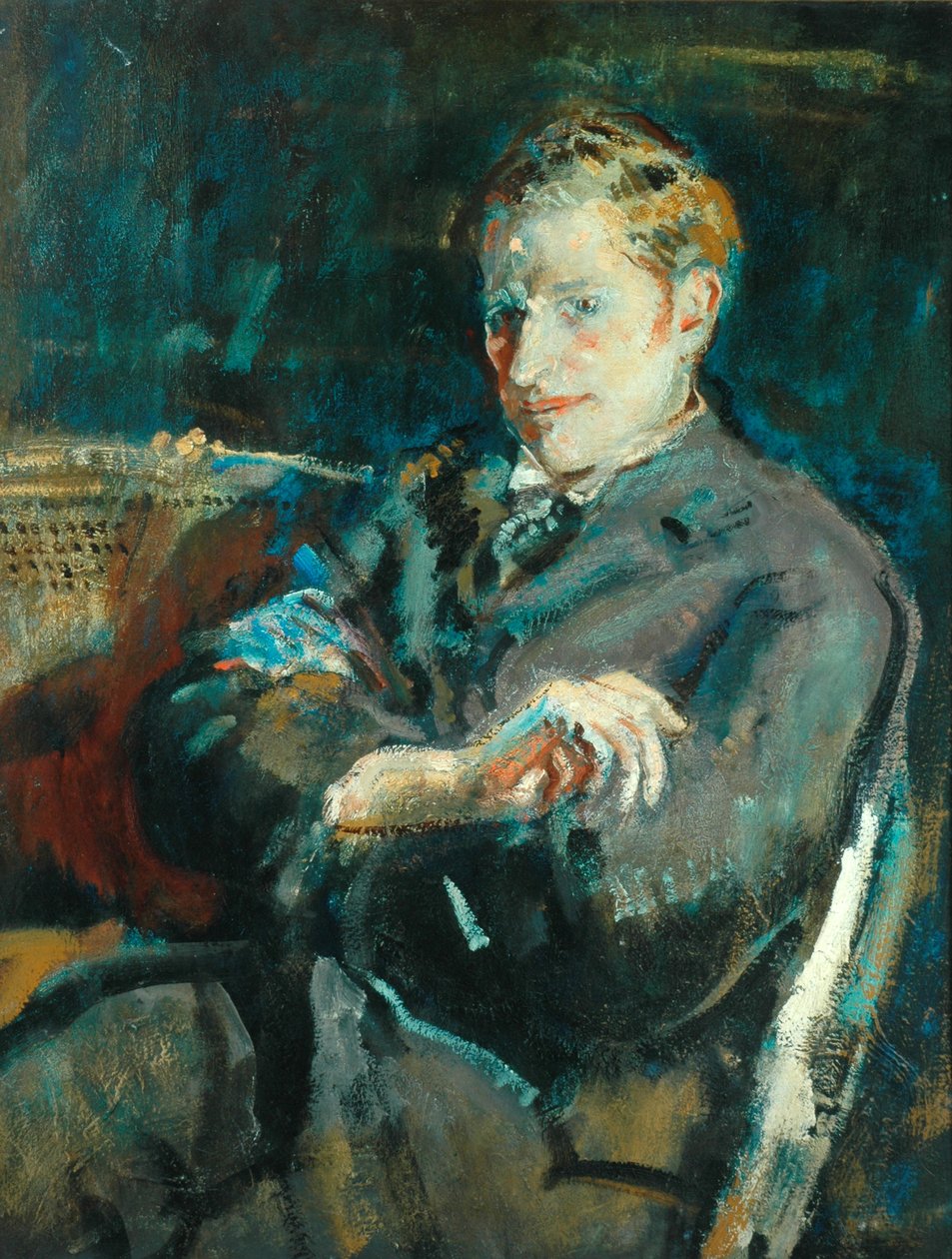 Martin Wood, konstkritiker av Ambrose McEvoy