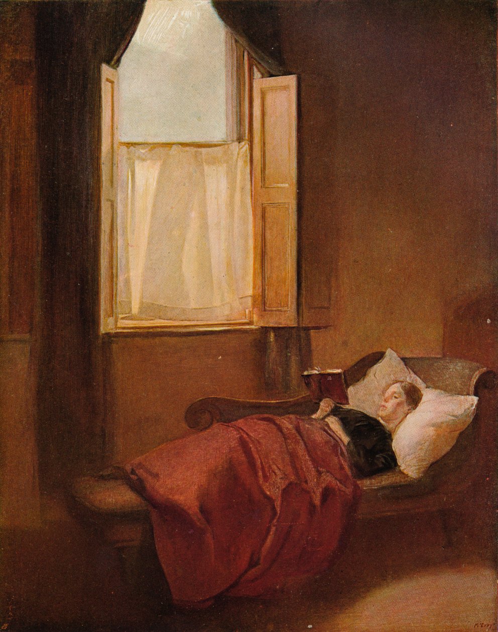 Konvalescenten, c1900 av Ambrose McEvoy